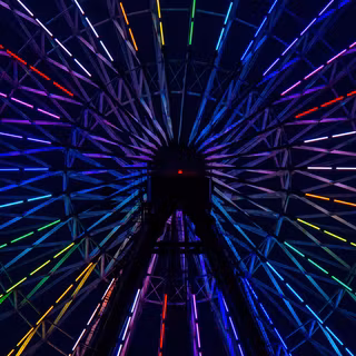 Neon summer wallpaper