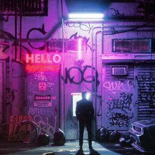 Cool neon 4k wallpaper