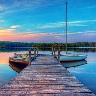 Lake summer wallpaper