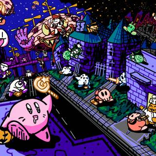 Kirby Halloween wallpaper