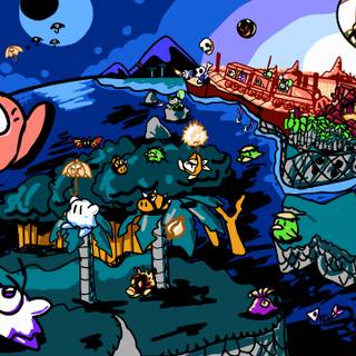 Kirby Halloween wallpaper