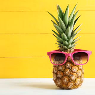 Summer pineapple wallpaper