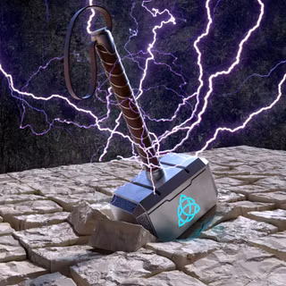 Thor hammer lightning wallpaper