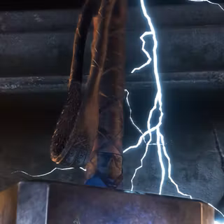 Thor hammer 4k wallpaper