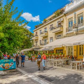 Summer street wallpaper