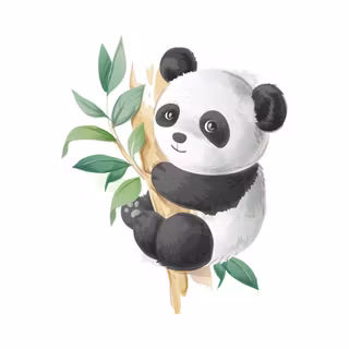 Summer panda wallpaper