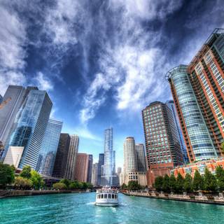 Chicago 4k wallpaper