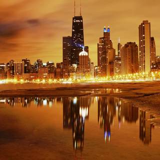 Chicago 4k wallpaper