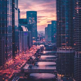 Chicago 4k wallpaper