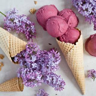 Summer ice cream wallpaper