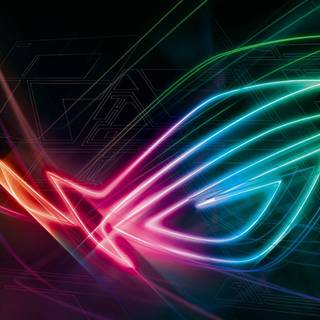 Neon ROG wallpaper
