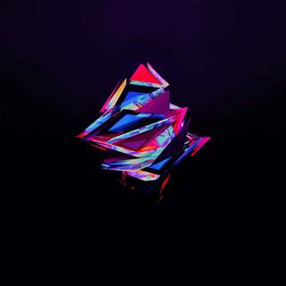 Abstract facets wallpaper