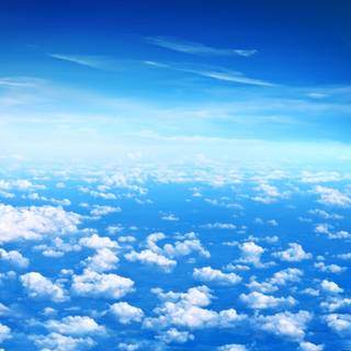 Blue sky 4k wallpaper