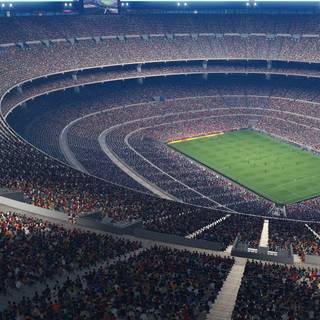 Camp Nou 4k wallpaper