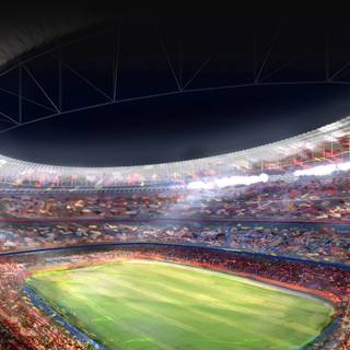 Camp Nou 4k wallpaper
