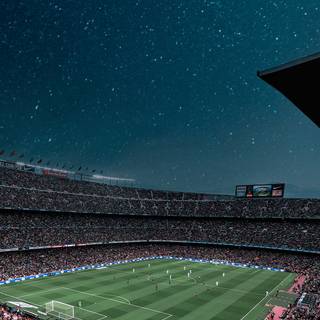 Camp Nou iPhone wallpaper