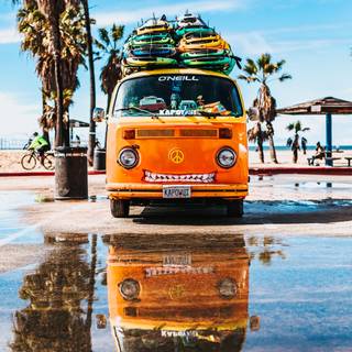 Summer surf wallpaper