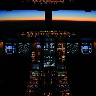 A320 cockpit iPhone wallpaper