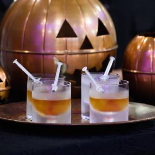 Halloween drinks wallpaper