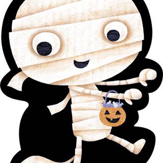 Halloween mummy wallpaper