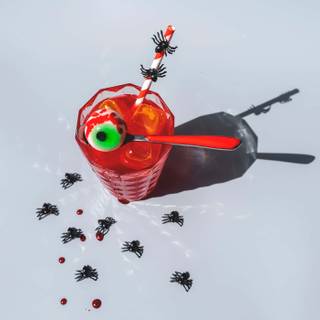 Halloween drinks wallpaper