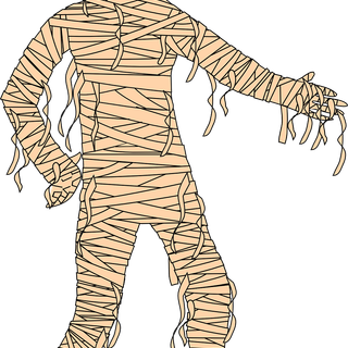 Halloween mummy wallpaper