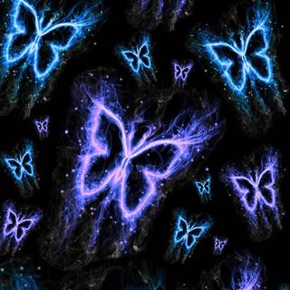 Fire butterfly wallpaper