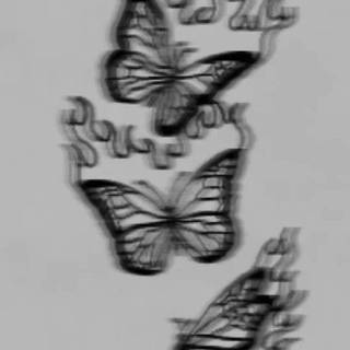 Fire butterfly wallpaper