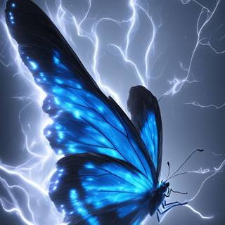 Fire butterfly wallpaper