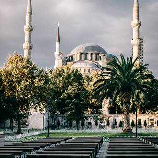 Mosque 4k wallpaper