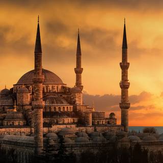 Mosque 4k wallpaper