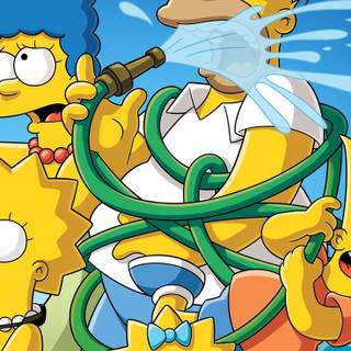 Simpsons iPhone 4k wallpaper