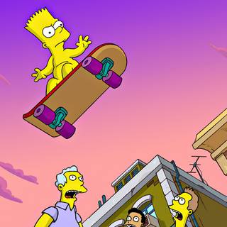 The Simpsons 4k wallpaper