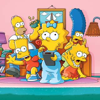 The Simpsons 4k wallpaper