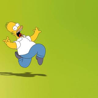 The Simpsons Christmas wallpaper