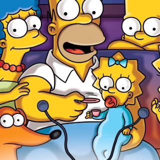 Simpsons 4k phone wallpaper