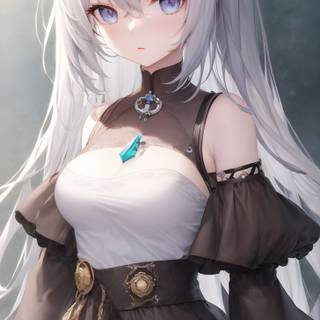Ai anime art wallpaper