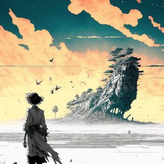 Ai anime art wallpaper