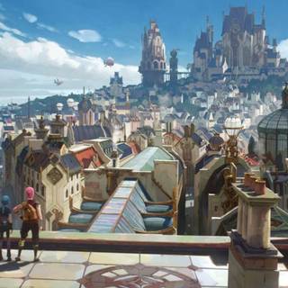 Arcane city wallpaper