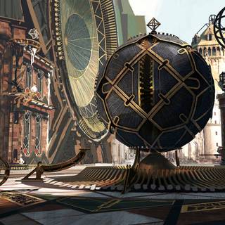 Arcane city wallpaper