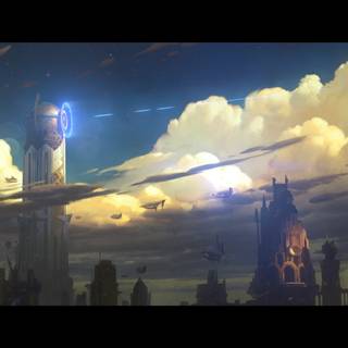 Arcane city wallpaper