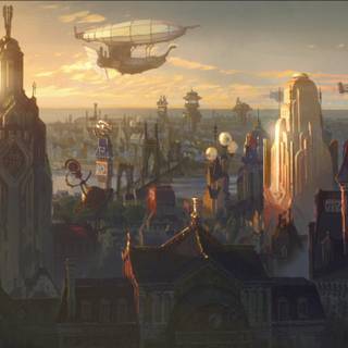 Arcane city wallpaper