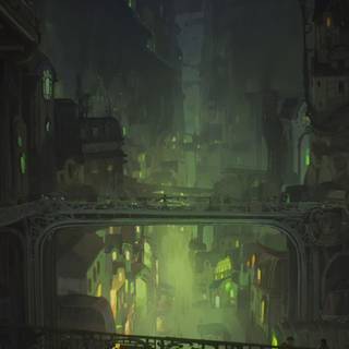 Arcane city wallpaper
