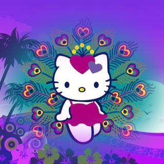 Sanrio purple wallpaper