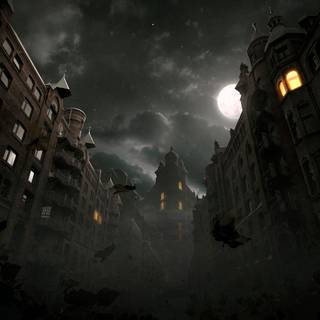 Arcane city wallpaper