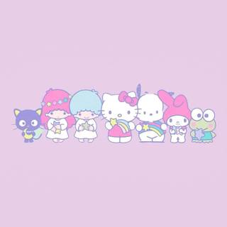 Sanrio purple wallpaper