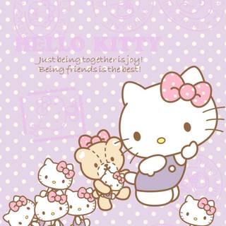 Sanrio purple wallpaper