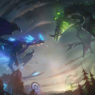 Arcane city wallpaper