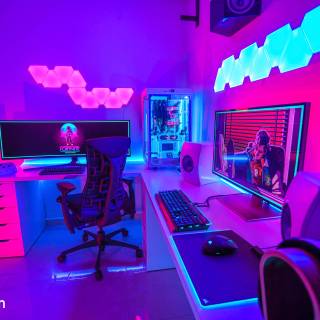 Gaming led wallpaper