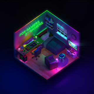 Room gamer wallpaper